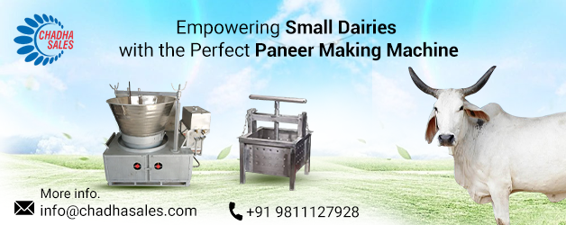 Empowering Small Dairies with the Perfect Paneer Making Machine